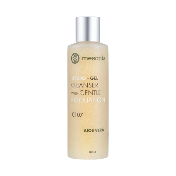 Mesonia Hydro-Gel Cleanser with Gentle Exfoliation Aloe+ Гідрогель для вмивання з м'яким пілінгом, вітамінами, екстрактами та Алое
