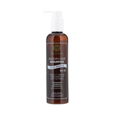 Mesonia Kaolin Hair Shampoo Oud White Каолиновый шампунь для волос