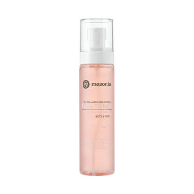 Mesonia Pro-Collagen Rose Aloe Face Toner Sprаy Зволожуючий міст-тонер Пептид, Алое & Троянда