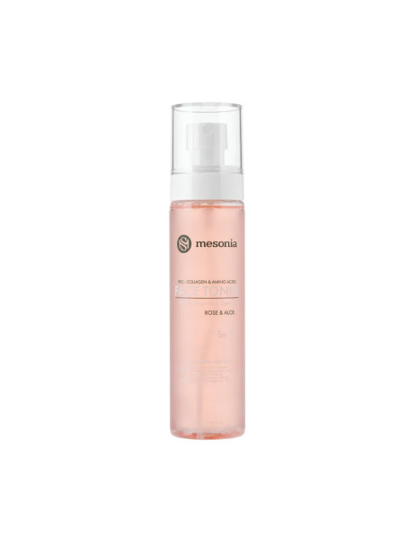 Mesonia Pro-Collagen Rose Aloe Face Toner Sprаy Зволожуючий міст-тонер Пептид, Алое & Троянда