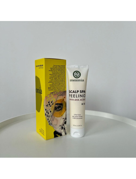 Mesonia Scalp SPA Peeling with AHA Acids Кремовий СПА-пілінг для шкіри голови з AHA-кислотами