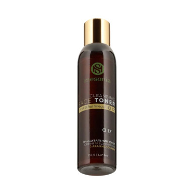 Mesonia Cleansing Toner with AHA Acids Collagen and Vitamin C Очищувальний тонер з AHA-кислотами колагеном та вітаміном С