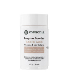 Mesonia Enzyme Powder with Vitamin C “Baked Milk” Cleansing & Skin Radiance Энзимная пудра с витамином C “Топлёное молоко” для очищения и сияния кожи, ферменты: папаин, бромелаин - Написать отзыв