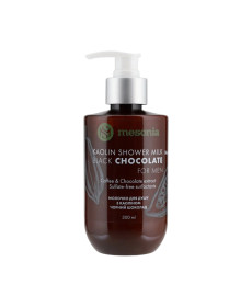 Mesonia Kaolin Shower Milk Black Chocolate For Men Молочко для душу для чоловіків з Каоліном Чорний шоколад - Написати відгук