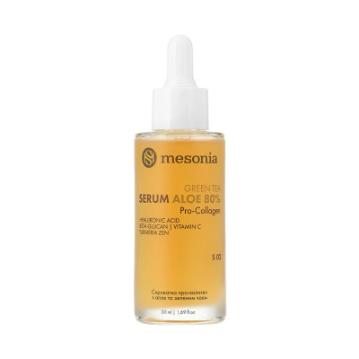 Mesonia Lifting Serum Enriched with Aloe 80% and Pro-Collagen Ліфтинг-сироватка алое та вітамінний комплекс