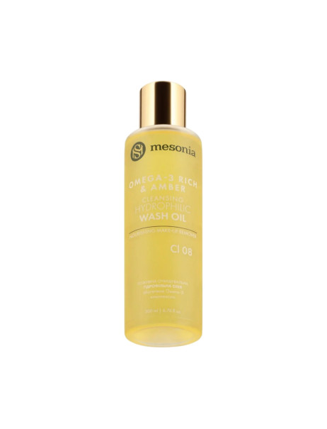 Mesonia Nourishing Hydrophilic Oil Omega-3 Питательное гидрофильное масло Омега-3 с витаминами и экстрактами
