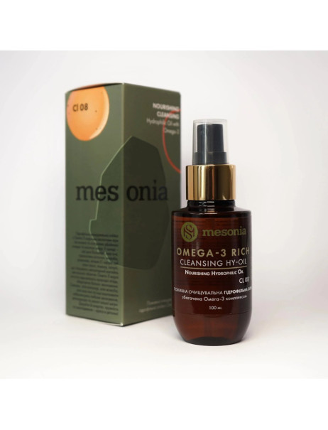 Mesonia Nourishing Hydrophilic Oil Omega-3 Питательное гидрофильное масло Омега-3 с витаминами и экстрактами