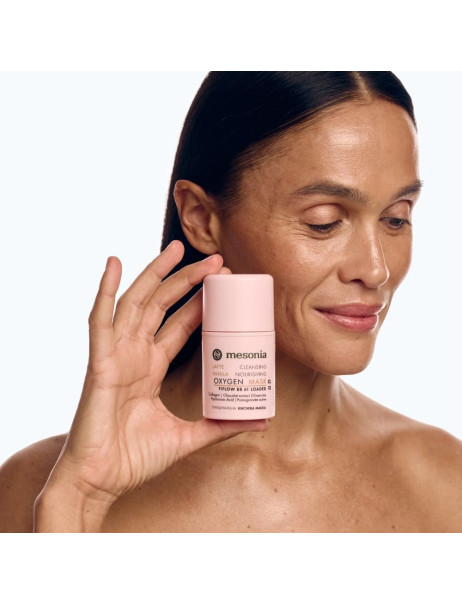 Mesonia Oxygen Cleansing Mask Cinnamon & Vanilla Киснева маска для очищення та живлення з корицею та ваніллю