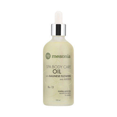 Mesonia SPA Body Care Oil with Balinese Flowers and Amber Олійка СПА для тіла Квіти Балі та Амбра