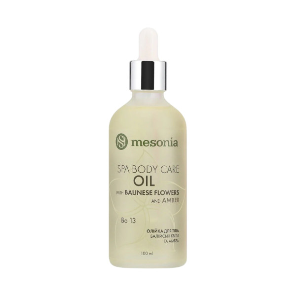 Mesonia SPA Body Care Oil with Balinese Flowers and Amber Олійка СПА для тіла Квіти Балі та Амбра