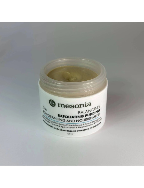 Mesonia Balancing Exfoliating Pudding for Cleansing and Nourishment Kaolin & Vitamin E+ Балансуючий ексфоліант-пудинг для очищення та живлення з каоліном, вітаміном Е