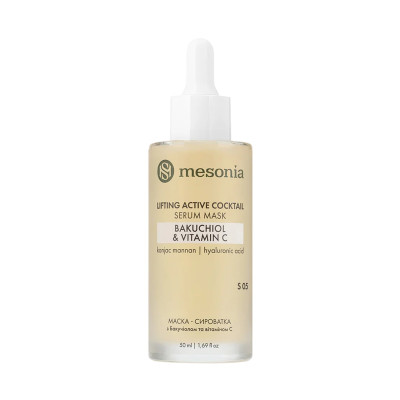 Mesonia Lifting Serum Mask with Bakuchiol, and Retinol B&R Маска-сироватка з бакучіолом і ретинолом