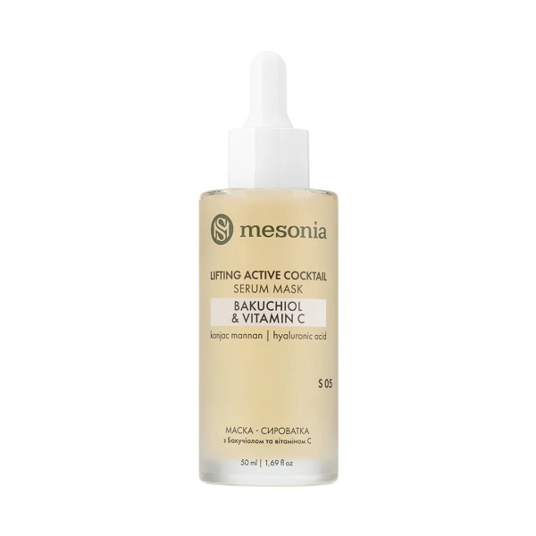 Mesonia Lifting Serum Mask with Bakuchiol, and Retinol B&R Маска-сироватка з бакучіолом і ретинолом