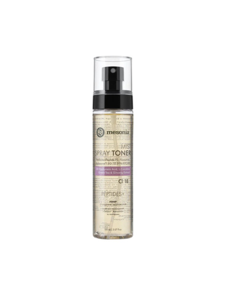 Mesonia Moisturizing Spray Toner Embryo Plus with Ginseng and Peptides Зволожуючий тонер-спрей Ембріо Плюс з женьшенем та пептидами