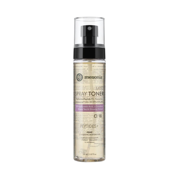 Mesonia Moisturizing Spray Toner Embryo Plus with Ginseng and Peptides Увлажняющий тонер-спрей Эмбрио Плюс с женьшенем и пептидами