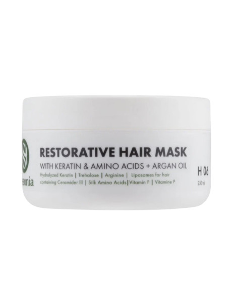 Mesonia Restorative Hair Mask with Keratin & Amino Acids + Argan Oil Відновлююча маска для волосся з кератином, амінокислотами та олією аргани