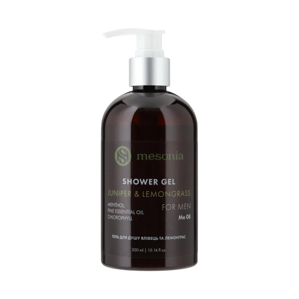 Mesonia Shower Milk Juniper&Lemongrass For Men Гель для душу Ялівець та Лемонграс для чоловіків