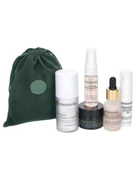 Mesonia Professional Skincare Set 06 mini with Collagen & Beta-Glucan for Sensitive and Dry Skin Набор 06 мини с коллагеном и бета-глюканом для чувствительной и сухой кожи