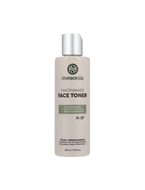 Mesonia Toner With Niacinamides To Tighten Pores And Even Out Skin Tone, Minus Pigmentation Тонер с ниацинамидом