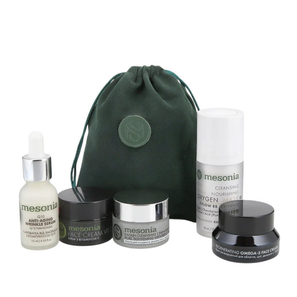 Mesonia Professional Skincare Set 08 mini  for Skin Brightening & Radiance "Vitamin C Complex" Набор 08 мини для осветления и сияния кожи «Vitamin C Complex»