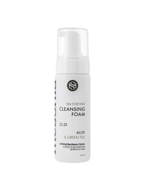 Mesonia Cleansing Foam With Aloe&Green Tea & Hyaluronic Acids Очищувальна мус-пінка з алое, зеленим чаєм та гіалуроновою кислотою