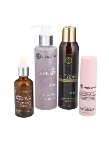 Professional Skincare Set 09 Retinol + Bakuchiol for Pigmentation and Wrinkle Reduction Профессиональный набор 09 Retinol + Bakuchiol против пигментации и морщин