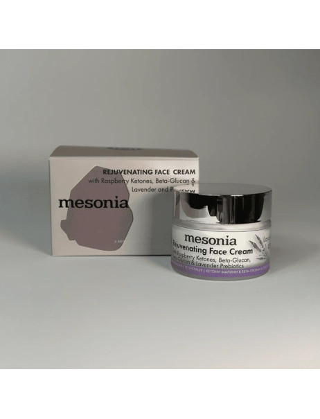 Mesonia Rejuvenating Face Cream with Raspberry Ketones, Beta-Glucan & Lavender Prebiotics Крем омолоджуючий