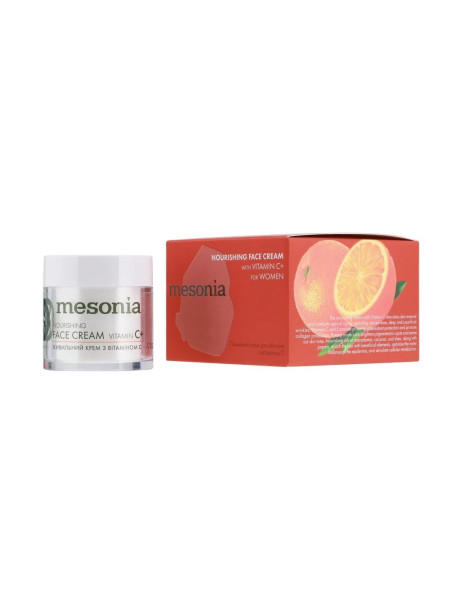 Mesonia Nourishing Face Cream with Vitamin C+ Поживний денний крем з вітаміном С для рівного тону та сяйва шкіри