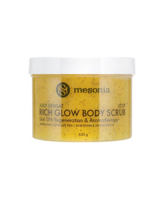 Mesonia Rich Glow Body Scrub: Juicy Sensation, Skin Regeneration & Aromatherapy Збагачений скраб для тіла Відновлення та ароматерапія - Написати відгук