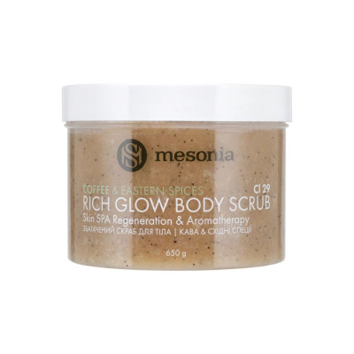 Mesonia Rich Glow Body Scrub Coffee & Eastern Spices Збагачений cкраб для тіла Кава & східні спеції