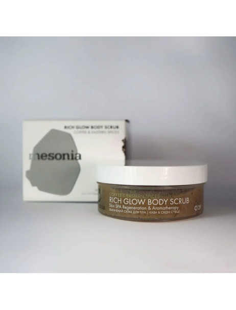 Mesonia Rich Glow Body Scrub Coffee & Eastern Spices Обогащенный скраб для тела Кофе & восточные специи