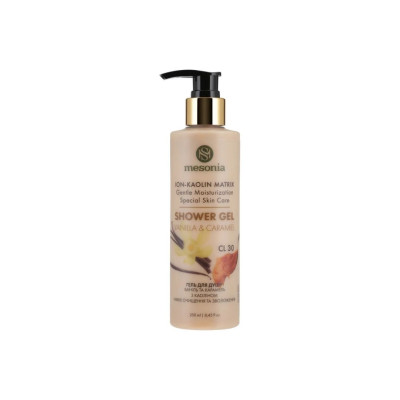 Mesonia Shower Gel Vanilla & Caramel Гель для душу Ваніль та карамель