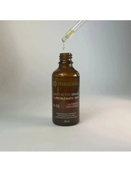 Mesonia Multi-Active Serum for Problematic Skin with Tomato Seed Extract Peptide+ Мультиактивна сироватка для проблемної шкіри
