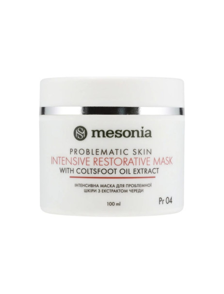 Mesonia Intensive Restorative Mask for Problematic Skin with Coltsfoot Oil Extract Інтенсивна відновлювальна маска з екстрактом череди