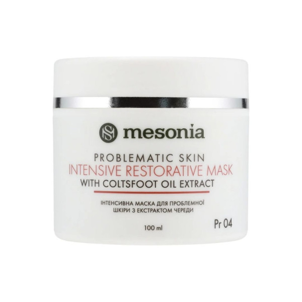 Mesonia Intensive Restorative Mask for Problematic Skin with Coltsfoot Oil Extract Інтенсивна відновлювальна маска з екстрактом череди