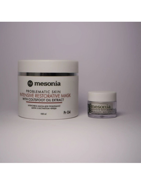 Mesonia Intensive Restorative Mask for Problematic Skin with Coltsfoot Oil Extract Інтенсивна відновлювальна маска з екстрактом череди