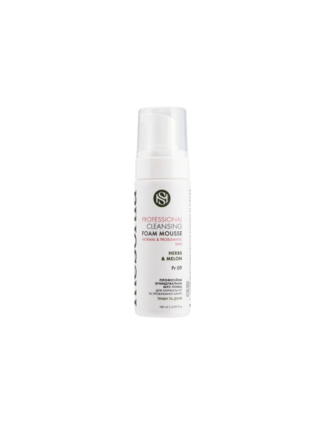 Mesonia Cleansing Foam With Herbs & Melon Niacinamide Pro Очищувальна мус-пінка Диня & трави з ніацинамідами