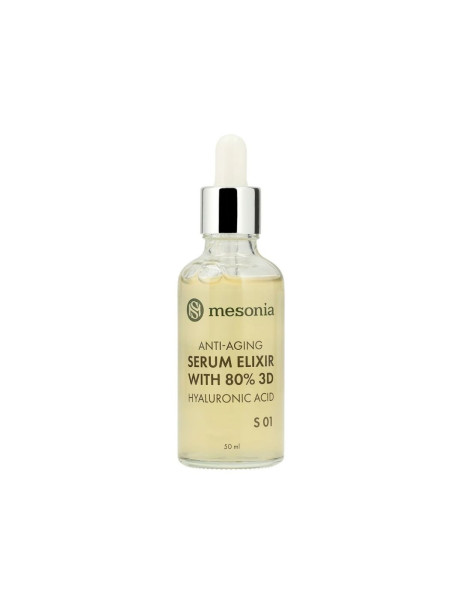 Mesonia Anti-Aging Serum Elixir with 80% 3D Hyaluronic Acid Сыворотка Активное увлажнение с гиалуроновой кислотой