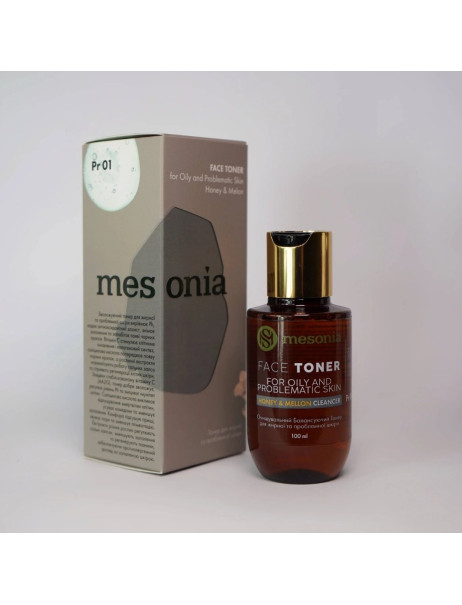 Mesonia Face Toner for Oily and Problematic Skin Honey & Melon Superb-C+ Тонер для жирної та проблемної шкіри