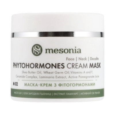 Mesonia Face and Neck Mask Cream With Phytohormones Крем-маска з фітогормонами