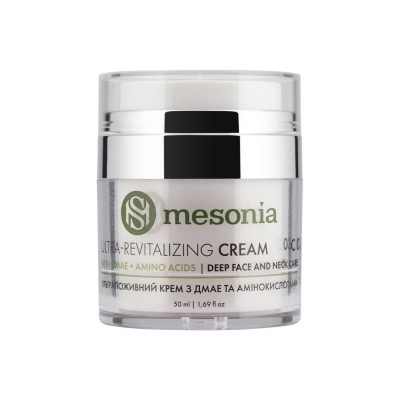 Mesonia Ultra-Revitalizing Cream with DMAE + Amino Acids for Deep Face and Neck Care Крем для активного живлення шкіри