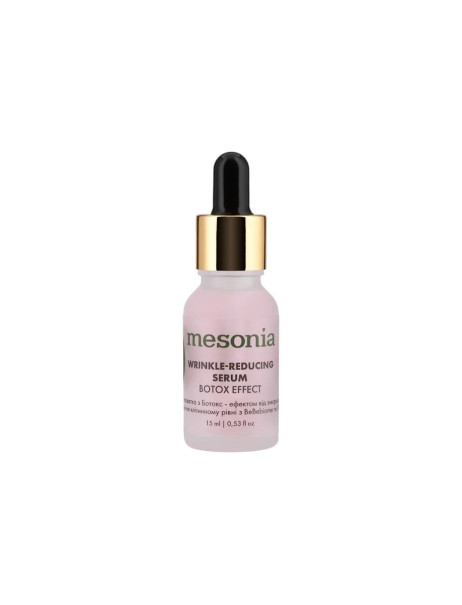 Mesonia Wrinkle-Reducing Serum Botox Effect Cellular Regeneration Сироватка з ботокс-ефектом від зморшок, регенерація на клітинному рівні з колагеном і пептидами