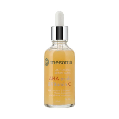 Mesonia Serum Mask with AHA Acids & Vitamin C Маска Сироватка з АХА-кислотами та вітаміном С (містить стабілізований вітамін С)