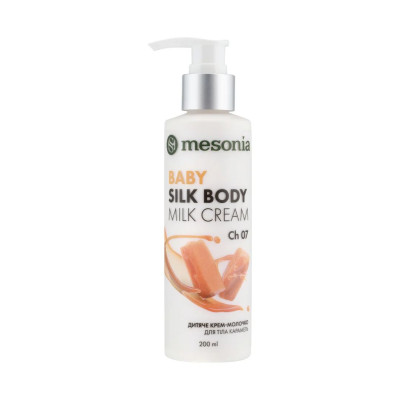 Mesonia Silk Baby Body Cream-Milk Дитяче крем-молочко для тіла Шовк
