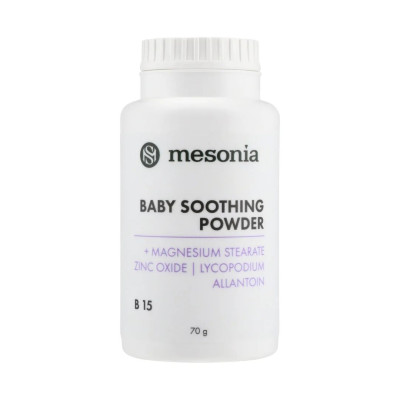 Mesonia Soothing Baby Powder Пом'якшувальна присипка для шкіри малюків від подразнень та попрілостей