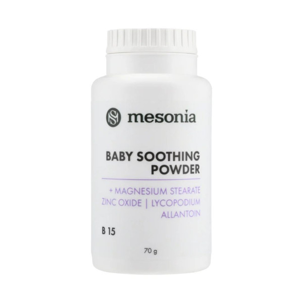 Mesonia Soothing Baby Powder Пом'якшувальна присипка для шкіри малюків від подразнень та попрілостей