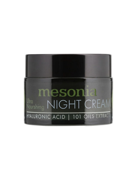 Mesonia Ultra-Nourishing Night Cream with Hyaluronic Acid and 101 Herbal Oil Extracts Ультрапоживний нічний крем з гіалуроновою кислотою та екстрактами трав