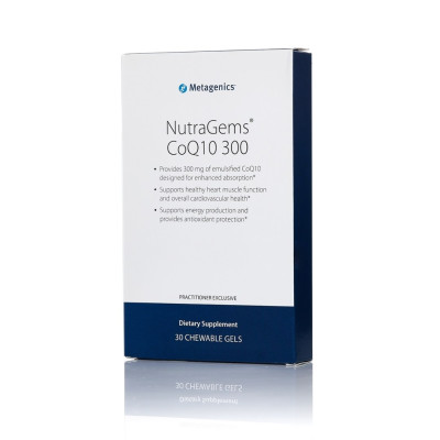 Metagenics NutraGems Co Q10 300 30 Chewable Gels Дієтична добавка НутраДжемс Коензим Q10 300 № 30