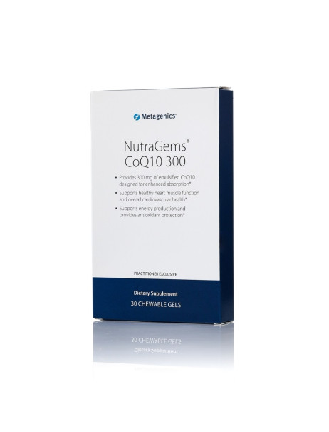 Metagenics NutraGems Co Q10 300 30 Chewable Gels Дієтична добавка НутраДжемс Коензим Q10 300 № 30