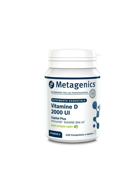 Metagenics Vitamin D 2000 IU № 120 Chewable T Диетическая добавка Витамин Д 2000 ЕД № 120 жев. табл.